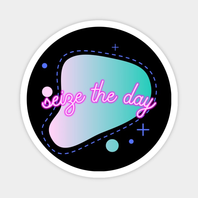 seize the day logo Magnet by Lindseysdesigns